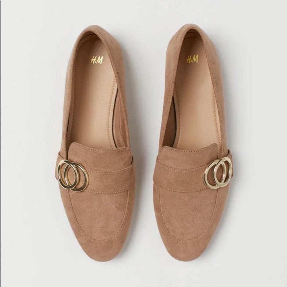 H&M suede loafers
